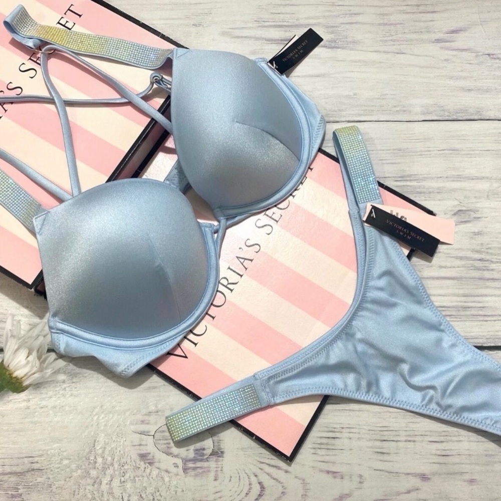 Victoria's Secret Light Blue Bikini Set